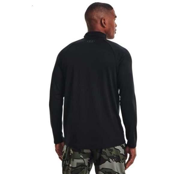 UNDER ARMOUR MEN'S TECH 2.0 1/2 ZIP LONG SLEEVE SHIRT SIZE XL - Picture 2 of 2